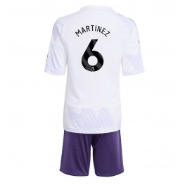 Manchester United Lisandro Martinez #6 Uit tenue Kids 2025-26 Korte Mouw (+ Korte broeken)